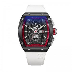 Alexandre Christie AC 6608 Black White Rubber New MCRTBBARESL